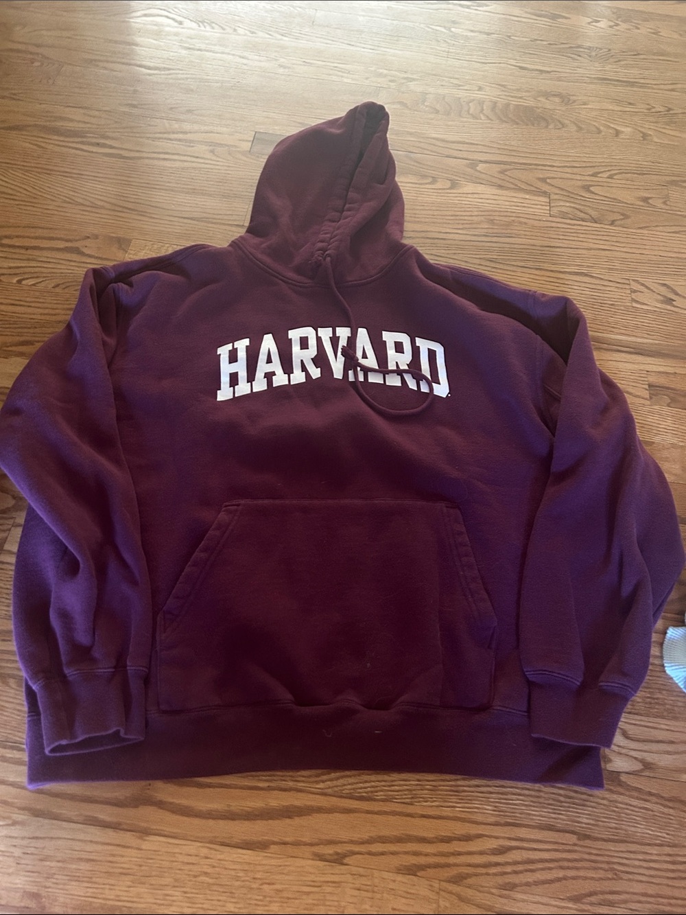 Harvard Maroon Crewneck Hoodie Sweatshirt